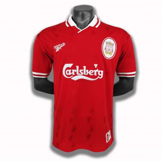 Manchester United Retro Hemma Fotbollströja 1996-1997 Kortärmad