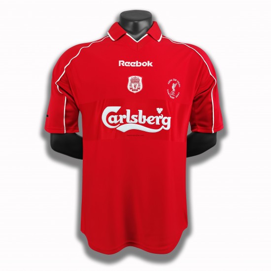 Manchester United Retro Hemma Fotbollströja 2000-2001 Kortärmad