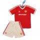 Manchester United Retro Barn-Hemma Fotbollströja 1984 Kortärmad