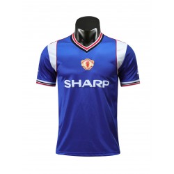 Manchester United Retro Tredje Fotbollströja 1985 Kortärmad Manchester United Retro Tredje Fotbollströja 1985 Kortärmad