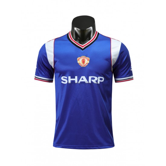 Manchester United Retro Tredje Fotbollströja 1985 Kortärmad