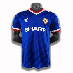 Manchester United Retro Tredje Fotbollströja 1986 Kortärmad Manchester United Retro Tredje Fotbollströja 1986 Kortärmad