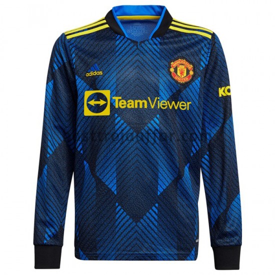 Manchester United Tredje Fotbollströja 2021-2022 Långärmad