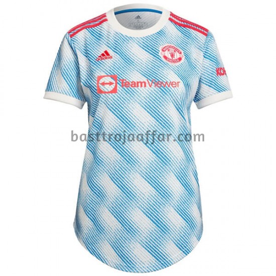 Manchester United Dam Borta Fotbollströja 2021-2022 Kortärmad
