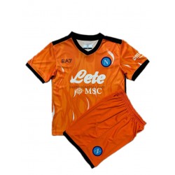 SSC Napoli Målvakt Barn Tredje Fotbollströja 2021-2022 Kortärmad SSC Napoli Målvakt Barn Tredje Fotbollströja 2021-2022 Kortärmad