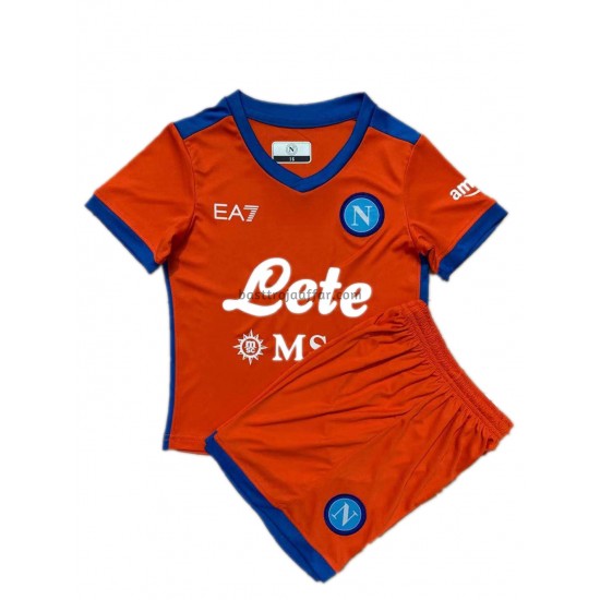 SSC Napoli Barn Tredje Fotbollströja 2021-2022 Kortärmad