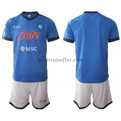 SSC Napoli Barn Hemma Fotbollströja 2021-2022 Kortärmad
