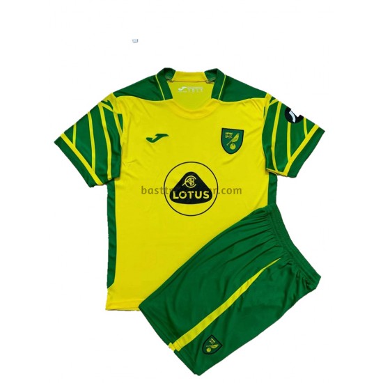 Norwich City Barn Hemma Fotbollströja 2021-2022 Kortärmad