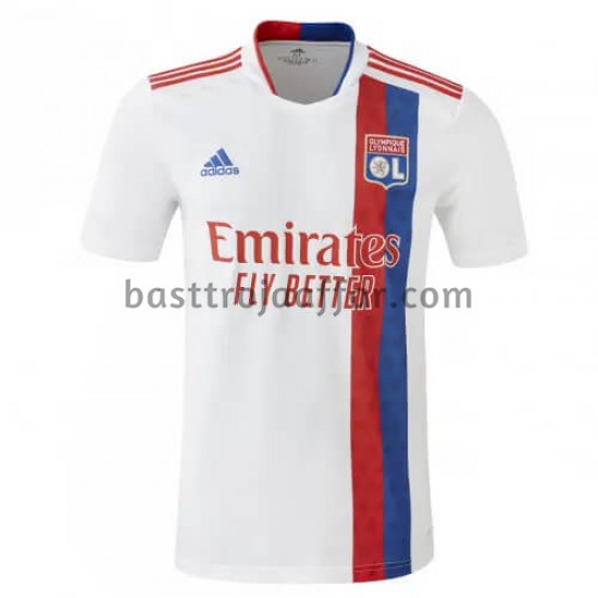 Olympique lyonnais Hemma Fotbollströja 2021-2022 Kortärmad