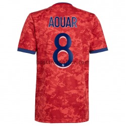 Olympique lyonnais Houssem Aouar 8 Borta Fotbollströja 2021-2022 Kortärmad