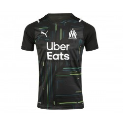 Olympique de Marseille Målvakt Hemma Fotbollströja 2021-2022 Kortärmad Olympique de Marseille Målvakt Hemma Fotbollströja 2021-2022 Kortärmad
