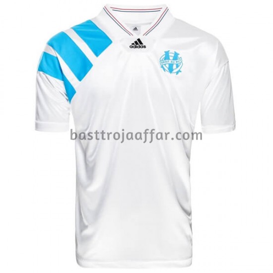 Olympique de Marseille Hemma Fotbollströja 1993 Kortärmad