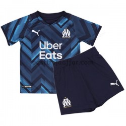 Olympique de Marseille Barn Borta Fotbollströja 2021-2022 Kortärmad