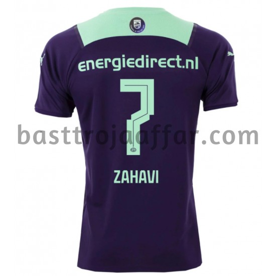 PSV Eindhoven Eran Zahavi 7 Borta Fotbollströja 2021-2022 Kortärmad