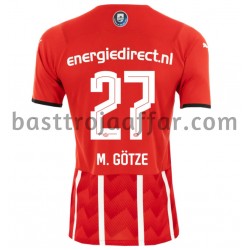PSV Eindhoven Mario Götze 27 Hemma Fotbollströja 2021-2022 Kortärmad PSV Eindhoven Mario Götze 27 Hemma Fotbollströja 2021-2022 Kortärmad