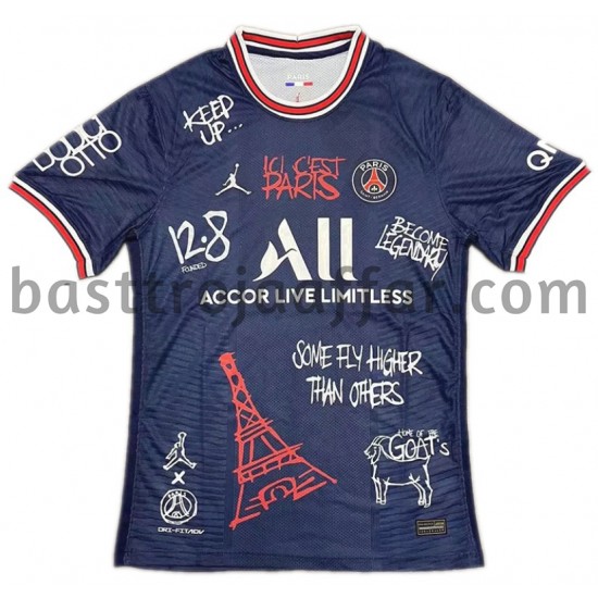 Paris Saint-Germain Graffiti Hemma Fotbollströja 2021-2022 Kortärmad
