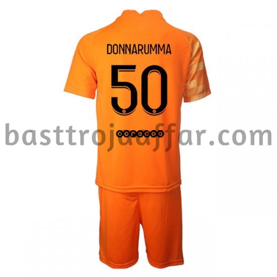 Paris Saint-Germain Målvakt Gianluigi Donnarumma 50 Barn Hemma Fotbollströja 2021-2022 Kortärmad