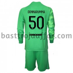 Paris Saint-Germain Målvakt Gianluigi Donnarumma 50 Barn Tredje Fotbollströja 2021-2022 Långärmad