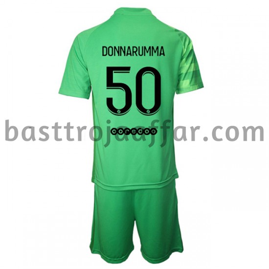 Paris Saint-Germain Målvakt Gianluigi Donnarumma 50 Barn Tredje Fotbollströja 2021-2022 Kortärmad