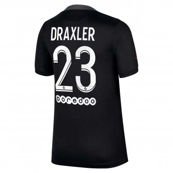 Paris Saint-Germain Julian Draxler 23 Tredje Fotbollströja 2021-2022 Kortärmad