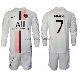Paris Saint-Germain Kylian Mbappe 7 Barn Borta Fotbollströja 2021-2022 Långärmad Paris Saint-Germain Kylian Mbappe 7 Barn Borta Fotbollströja 2021-2022 Långärmad