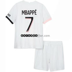 Paris Saint-Germain Kylian Mbappé 7 Barn Borta Fotbollströja 2021-2022 Kortärmad Paris Saint-Germain Kylian Mbappé 7 Barn Borta Fotbollströja 2021-2022 Kortärmad