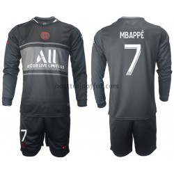 Paris Saint-Germain Kylian Mbappe 7 Barn Tredje Fotbollströja 2021-2022 Långärmad Paris Saint-Germain Kylian Mbappe 7 Barn Tredje Fotbollströja 2021-2022 Långärmad