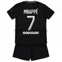Paris Saint-Germain Kylian Mbappé 7 Barn Tredje Fotbollströja 2021-2022 Kortärmad Paris Saint-Germain Kylian Mbappé 7 Barn Tredje Fotbollströja 2021-2022 Kortärmad