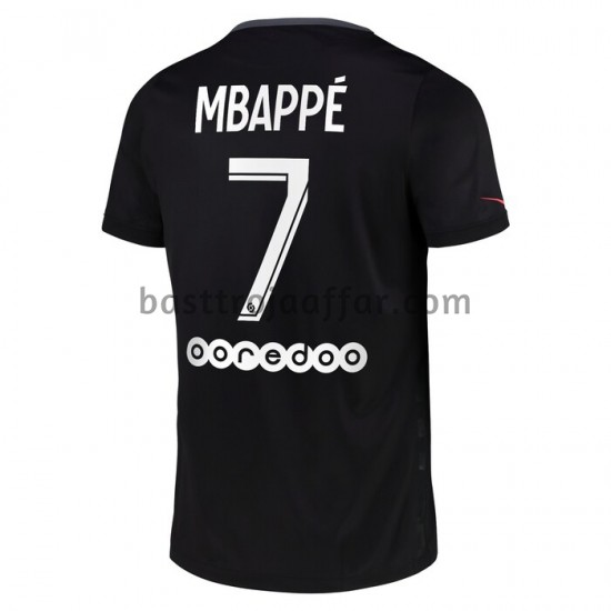Paris Saint-Germain Kylian Mbappé 7 Tredje Fotbollströja 2021-2022 Kortärmad