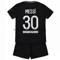 Paris Saint-Germain Lionel Messi 30 Barn Tredje Fotbollströja 2021-2022 Kortärmad