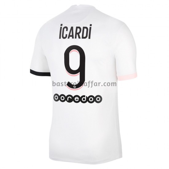 Paris Saint-Germain Mauro Icardi 9 Borta Fotbollströja 2021-2022 Kortärmad