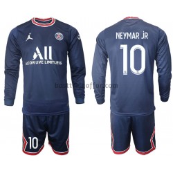 Paris Saint-Germain Neymar JR 10 Barn Hemma Fotbollströja 2021-2022 Långärmad