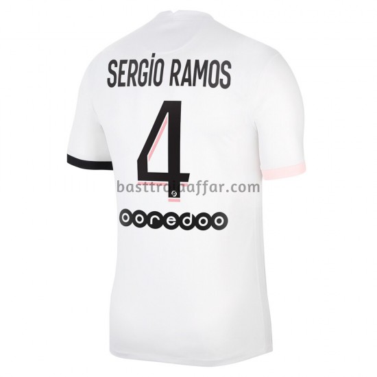 Paris Saint-Germain Sergio Ramos 4 Borta Fotbollströja 2021-2022 Kortärmad