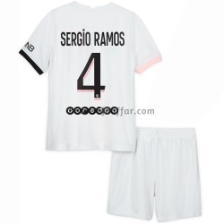 Paris Saint-Germain Sergio Ramos 4 Barn Borta Fotbollströja 2021-2022 Kortärmad Paris Saint-Germain Sergio Ramos 4 Barn Borta Fotbollströja 2021-2022 Kortärmad