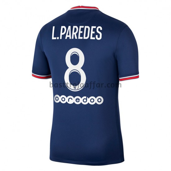 Paris Saint-Germain Leandro Paredes 8 Hemma Fotbollströja 2021-2022 Kortärmad