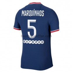 Paris Saint-Germain Marquinhos 5 Hemma Fotbollströja 2021-2022 Kortärmad Paris Saint-Germain Marquinhos 5 Hemma Fotbollströja 2021-2022 Kortärmad