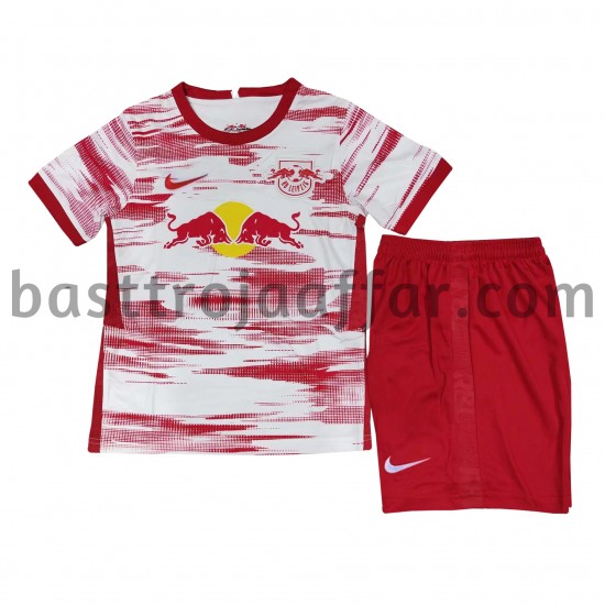 RB Leipzig Barn Hemma Fotbollströja 2021-2022 Kortärmad