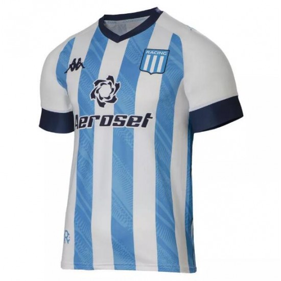 Racing Club Hemma Fotbollströja 2021-2022 Kortärmad