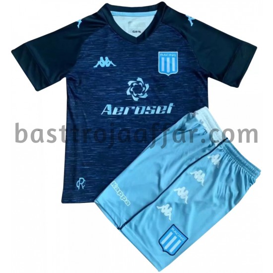 Racing Club Barn Borta Fotbollströja 2021-2022 Kortärmad