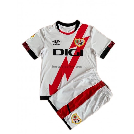 Rayo Vallecano Barn Hemma Fotbollströja 2021-2022 Kortärmad