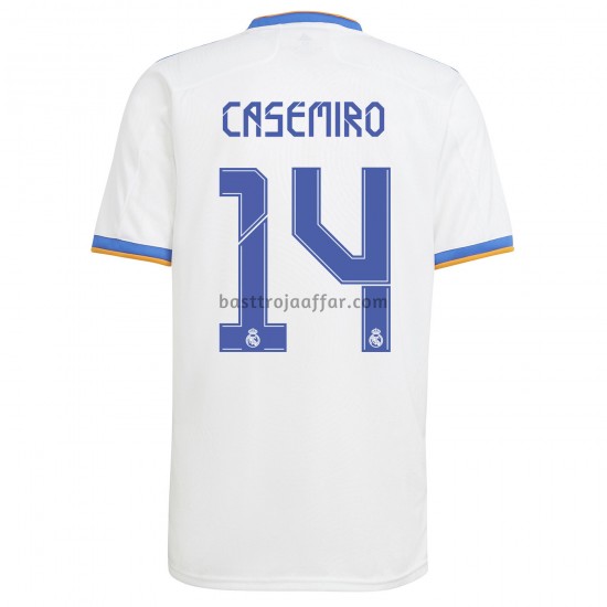 Real Madrid Casemiro 14 Hemma Fotbollströja 2021-2022 Kortärmad