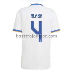 Real Madrid David Alaba 4 Hemma Fotbollströja 2021-2022 Kortärmad Real Madrid David Alaba 4 Hemma Fotbollströja 2021-2022 Kortärmad