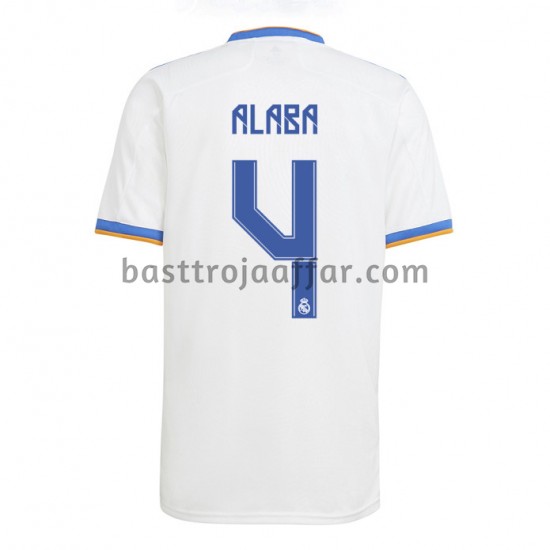 Real Madrid David Alaba 4 Hemma Fotbollströja 2021-2022 Kortärmad