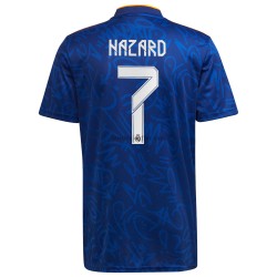 Real Madrid Eden Hazard 7 Borta Fotbollströja 2021-2022 Kortärmad Real Madrid Eden Hazard 7 Borta Fotbollströja 2021-2022 Kortärmad