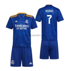 Real Madrid Eden Hazard 7 Barn Borta Fotbollströja 2021-2022 Kortärmad Real Madrid Eden Hazard 7 Barn Borta Fotbollströja 2021-2022 Kortärmad