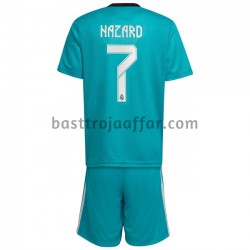 Real Madrid Eden Hazard 7 Barn Tredje Fotbollströja 2021-2022 Kortärmad Real Madrid Eden Hazard 7 Barn Tredje Fotbollströja 2021-2022 Kortärmad