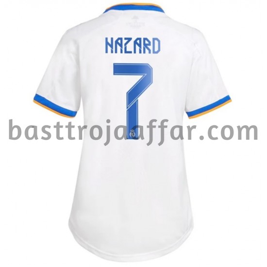 Real Madrid Eden Hazard 7 Dam Hemma Fotbollströja 2021-2022 Kortärmad