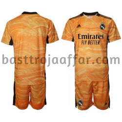 Real Madrid Målvakt Barn Borta Fotbollströja 2021-2022 Kortärmad