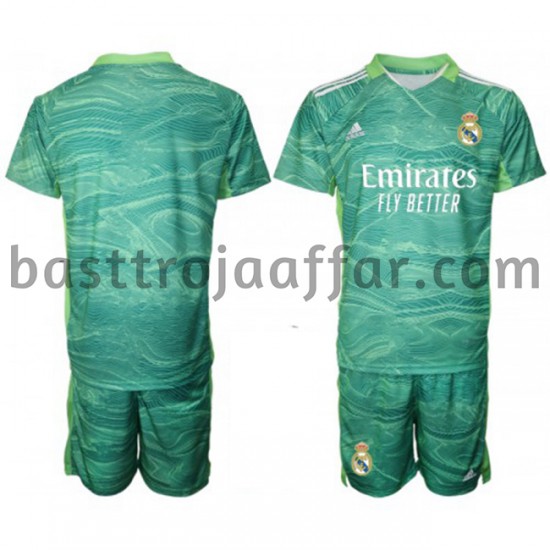Real Madrid Målvakt Barn Tredje Fotbollströja 2021-2022 Kortärmad