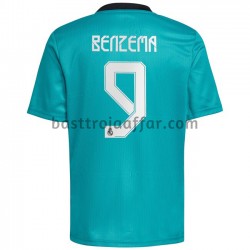 Real Madrid Karim Benzema 9 Tredje Fotbollströja 2021-2022 Kortärmad